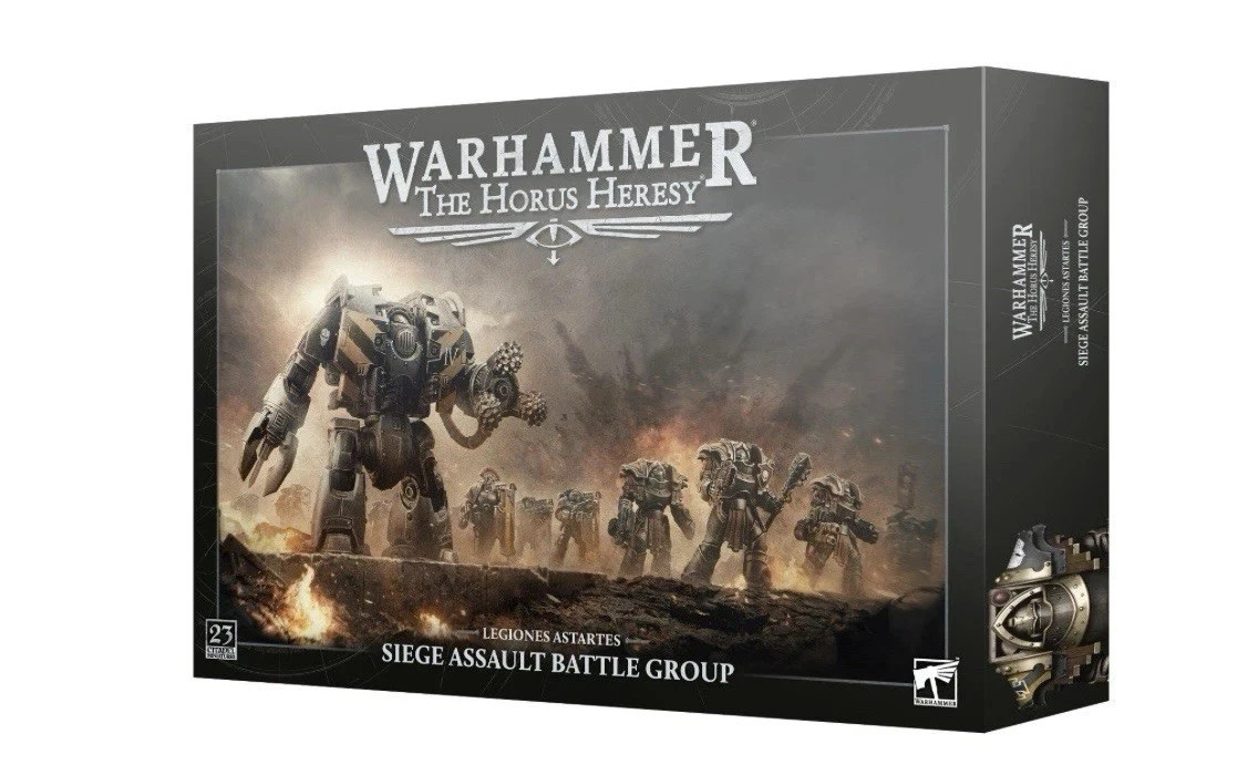 ⚔️WARHAMMER 30K - SIEGE ASSAULT BATTLE GROUP - HORUS HERESY - NIB - FAST SHIP!⚔️