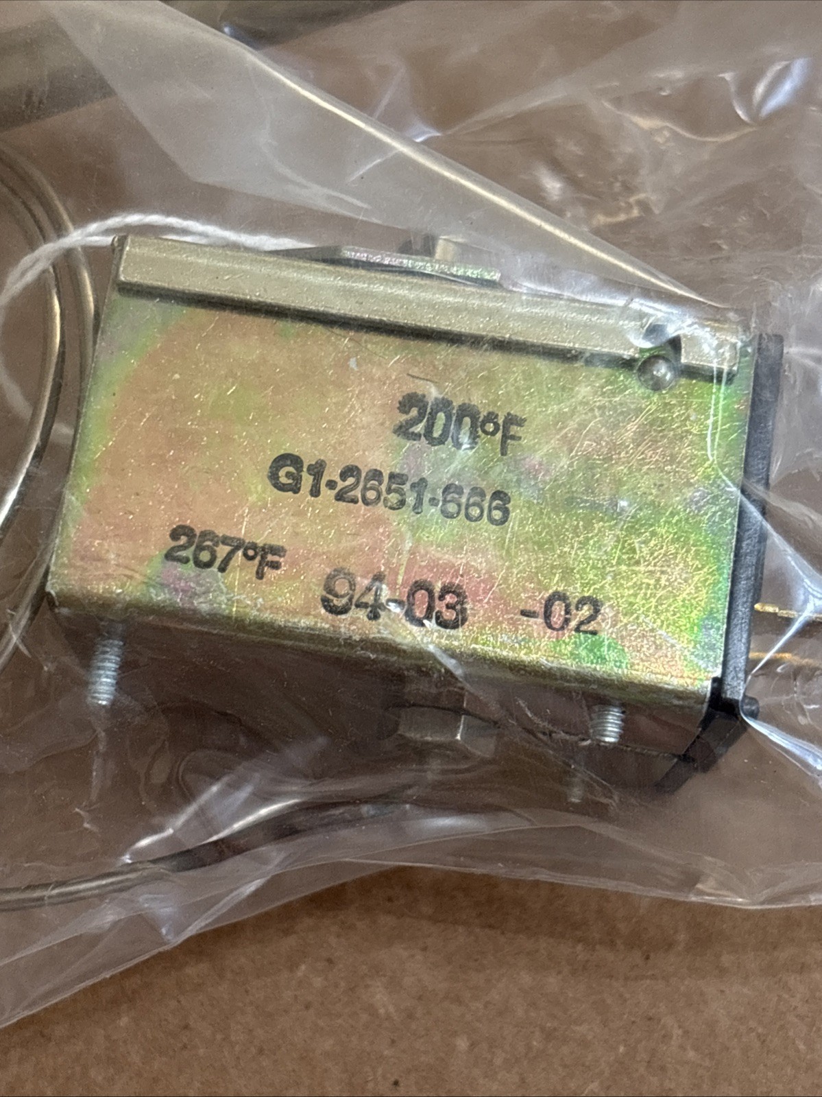 Grindmaster Cecilware L025A Thermostat