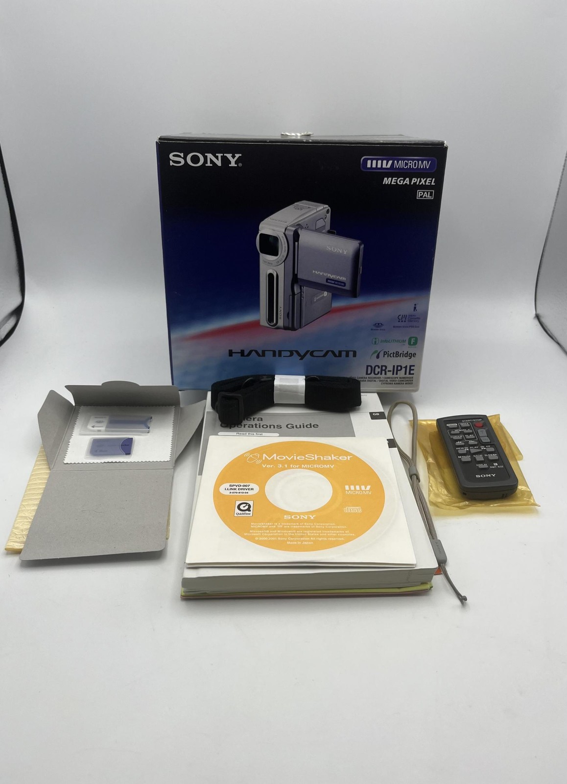 Sony PAL MicroMV Handycam Camcorder - Accessories only (DCR-IP1E)