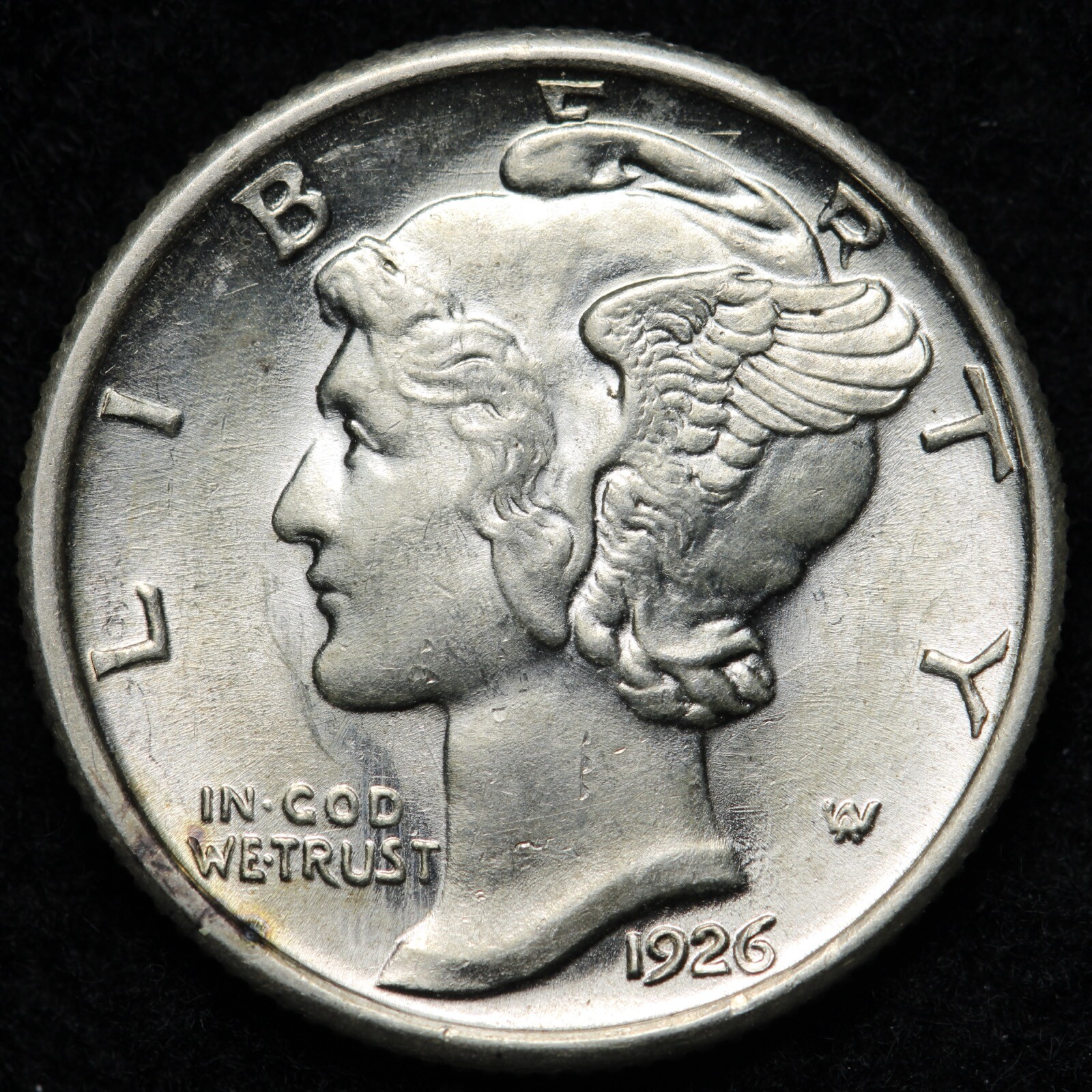 1926 Mercury Dime - BU UNCIRCULATED MS - E758 SEH