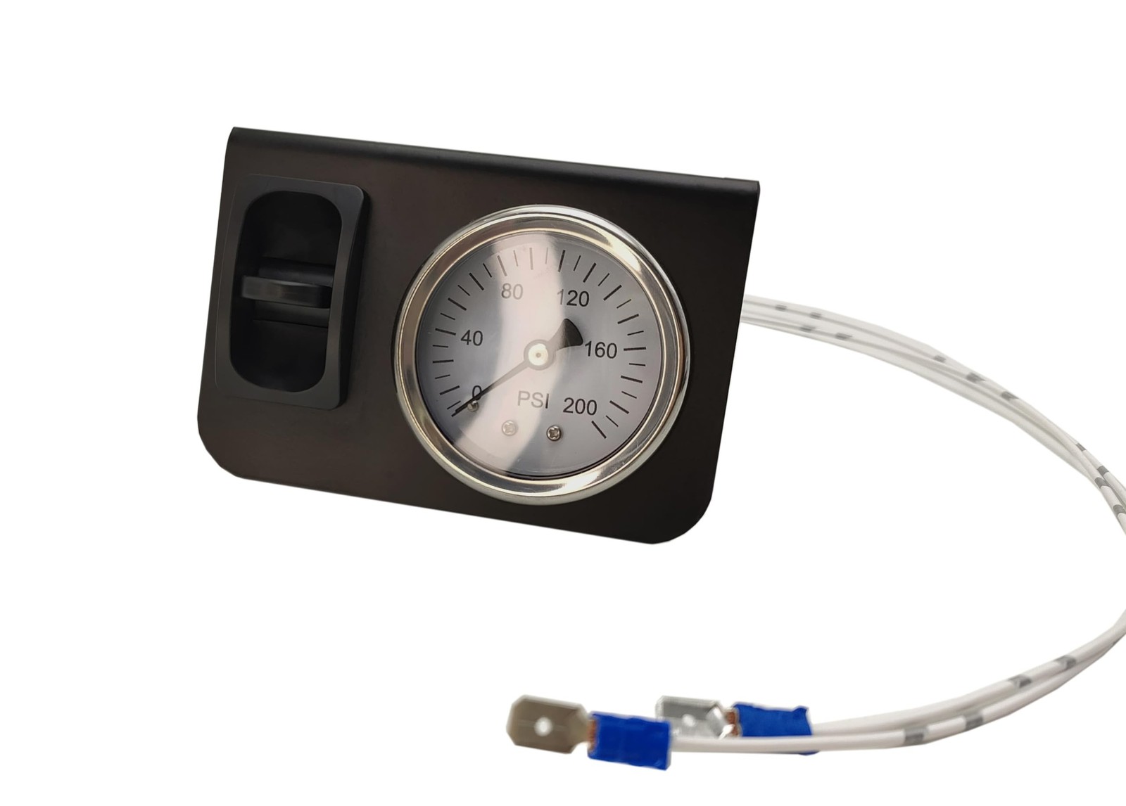 in Cab Single Air Gauge Control Kit with Electric Paddle Switch for Air Suspe...