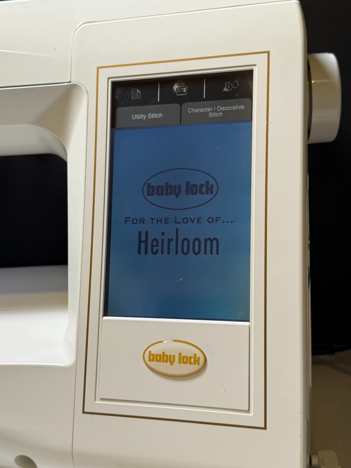 Baby lock espire BLSR sewing machine