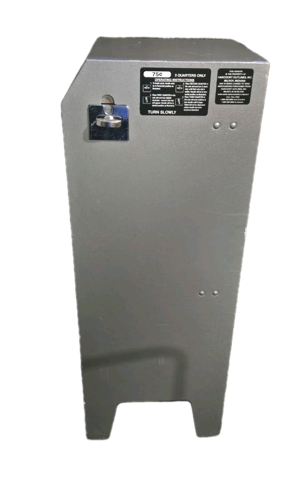 Vintage Notebook Filler Pad Vending Machine 48" Works with Key