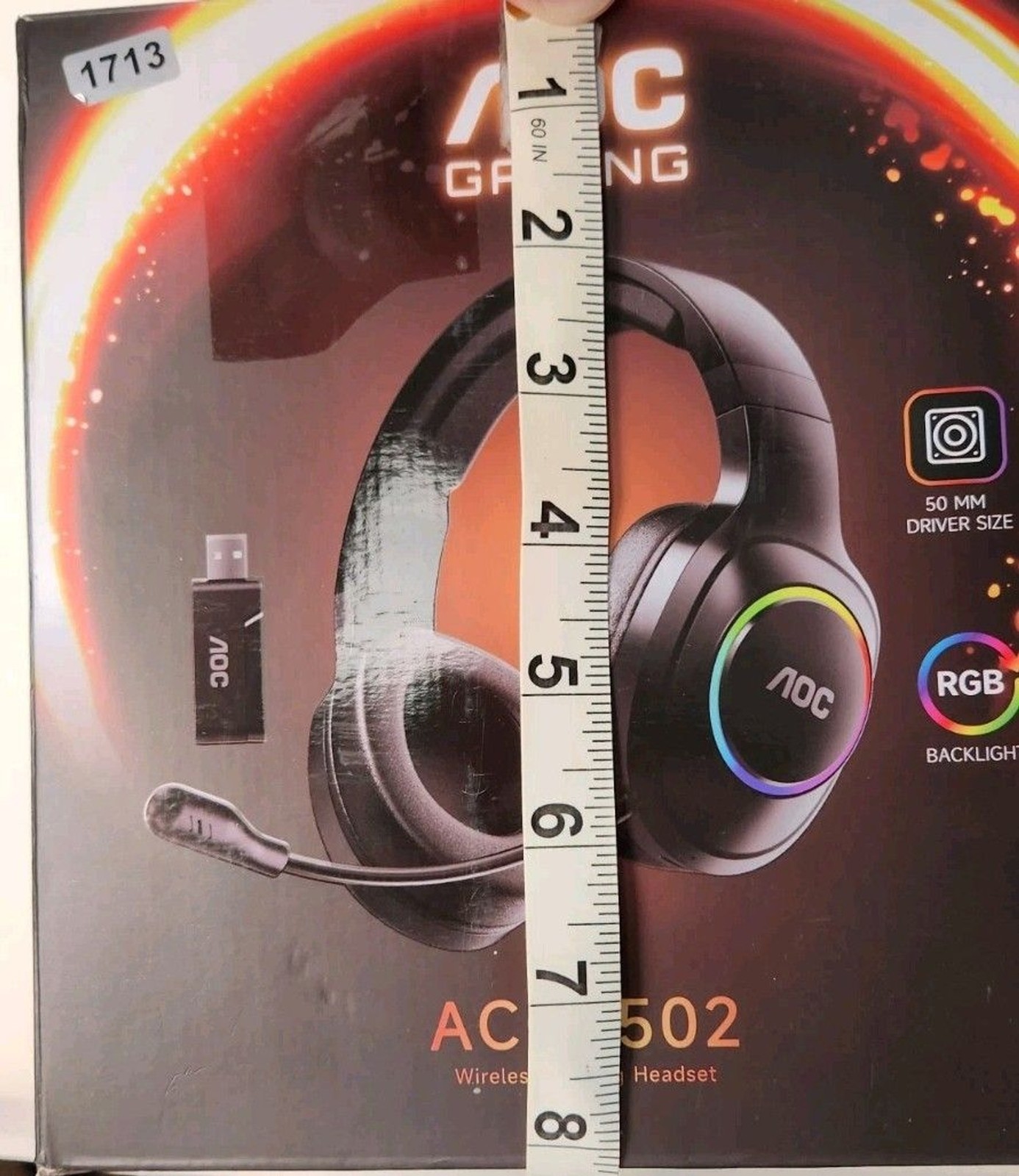 AOC Wireless Over The Ear Gaming Headset ACG2502