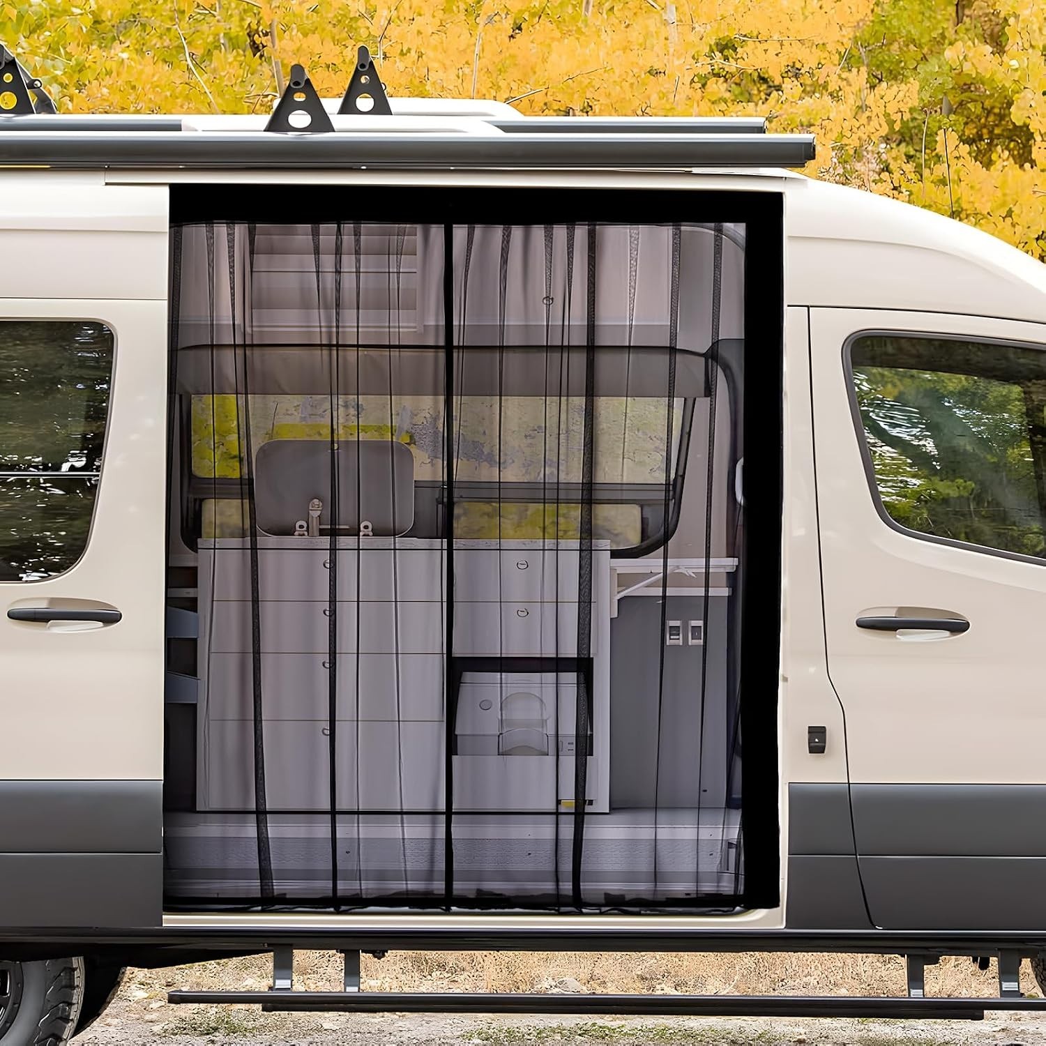 Vanlife Essential: Magnetic Fly Screen for Vans