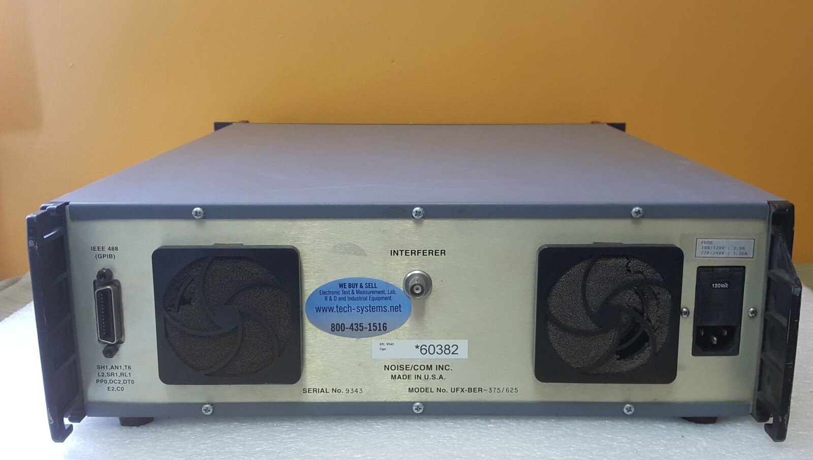 NoiseCom UFX-BER-375/625 C/N Generator
