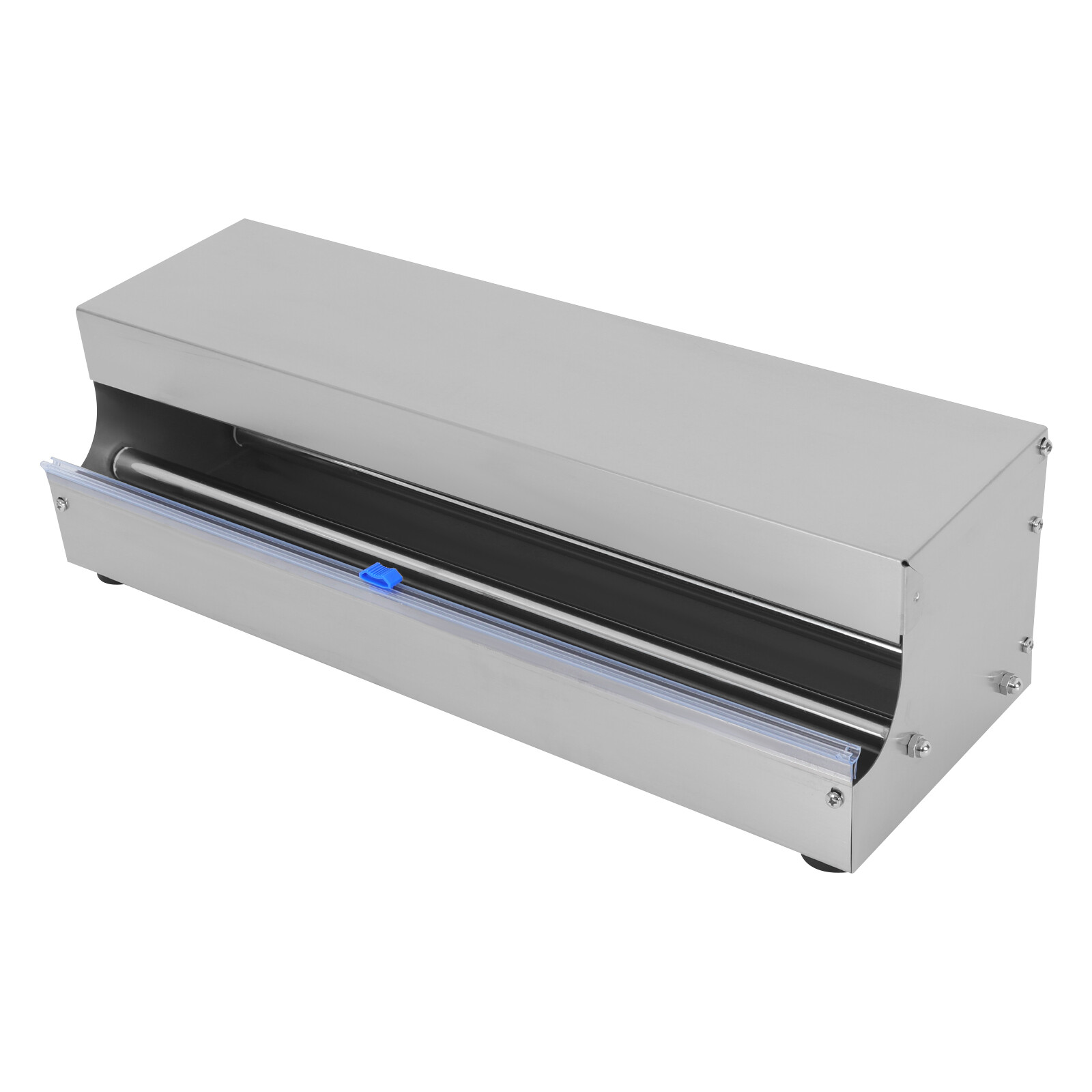 Manual Food Wrap Film Dispenser Stretch Film Packing Wrapper for 9.8-17.7" Width