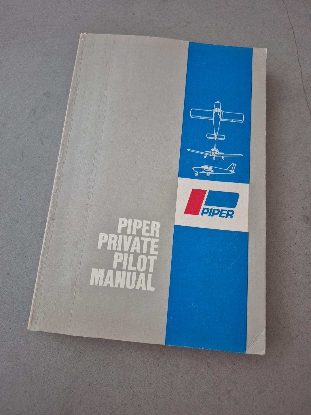 PIPER PRIVATE PILOT MANUAL, 1970s, rare