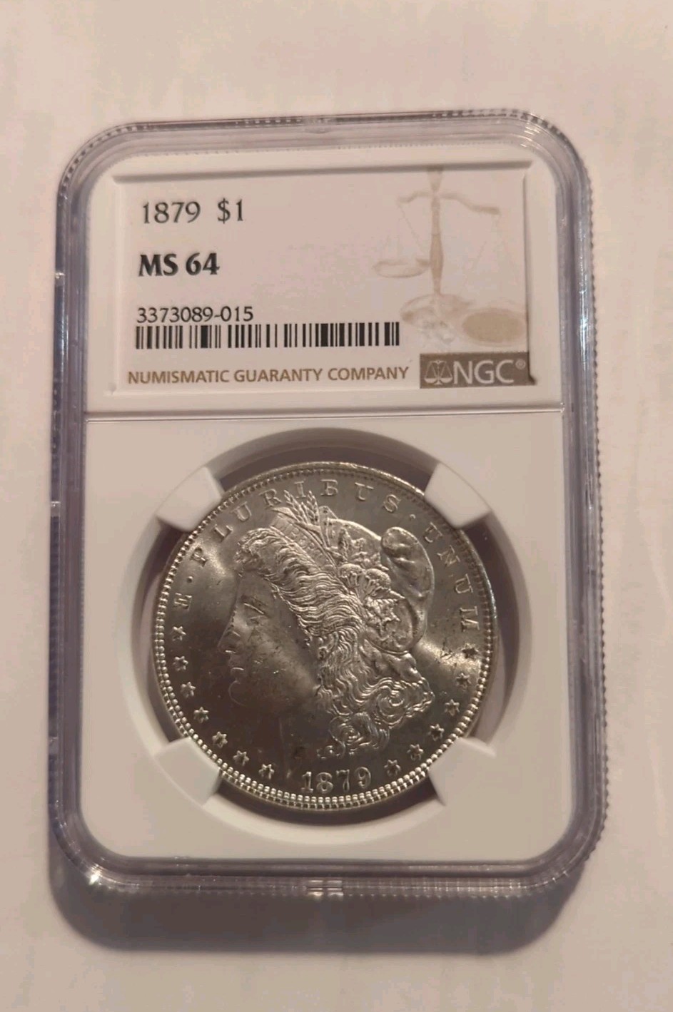 1879 $1 MS 64 Morgan Silver Dollar NGC Graded Coin Very Nice Morgan Dollar