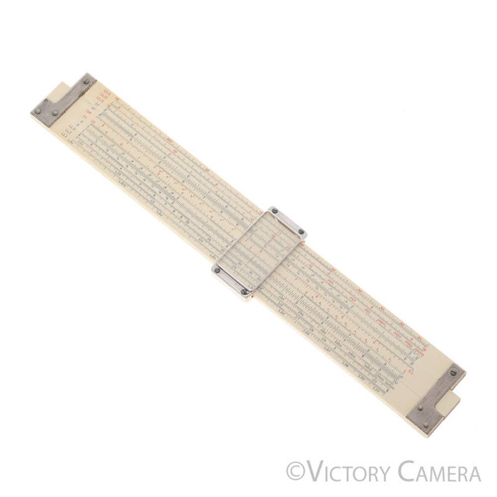 Sun Hemmi No.259D Bamboo Slide Rulter w/ Case [EXC]