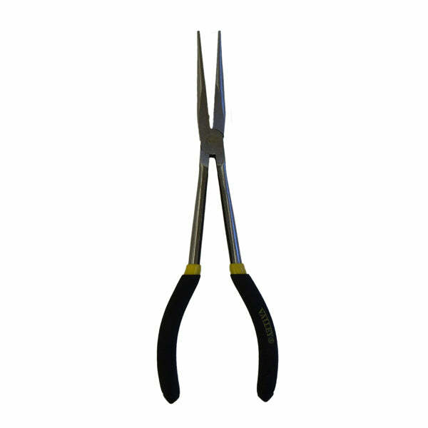 11" Long Nose Pliers, Chrome Vanadium Steel, Foam Grips