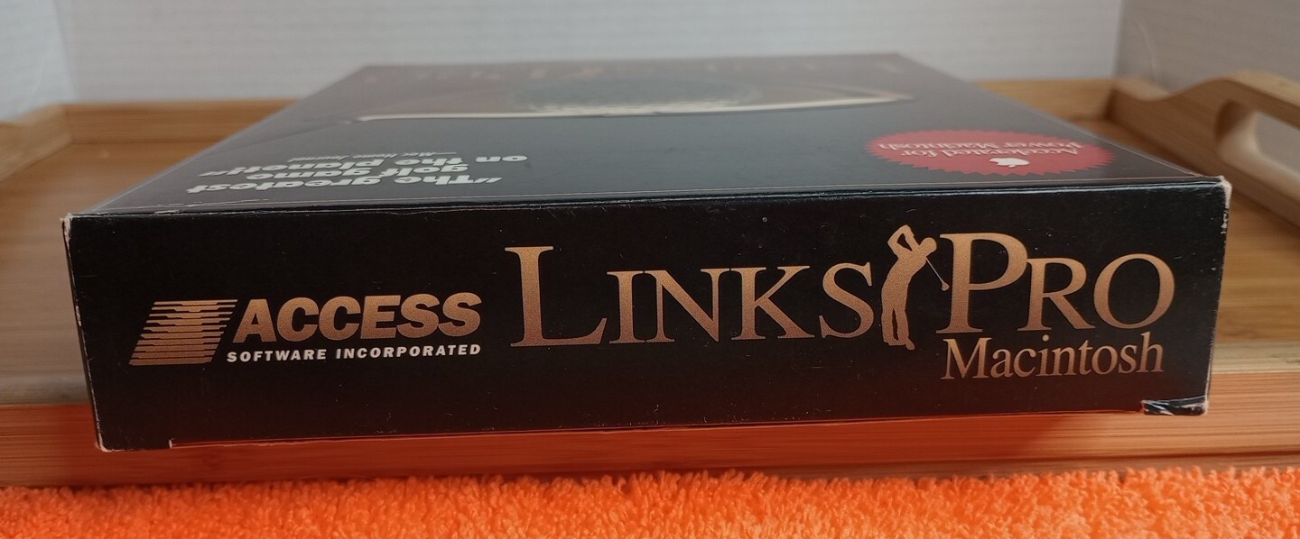 Links Pro Macintosh CD-Rom by ACCESS Software, Inc. 1994. Complete. Untested