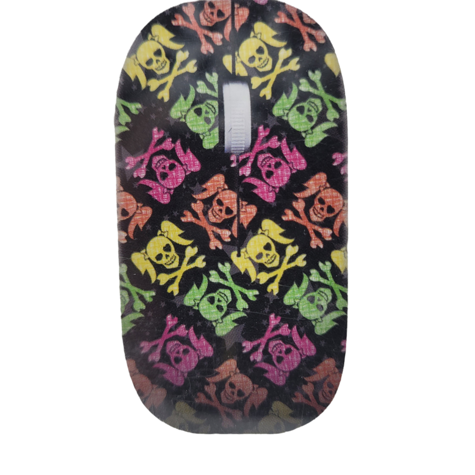 The Macbeth Collection Fashionation USB Corded Optical Mouse Pigtail Skull Girl