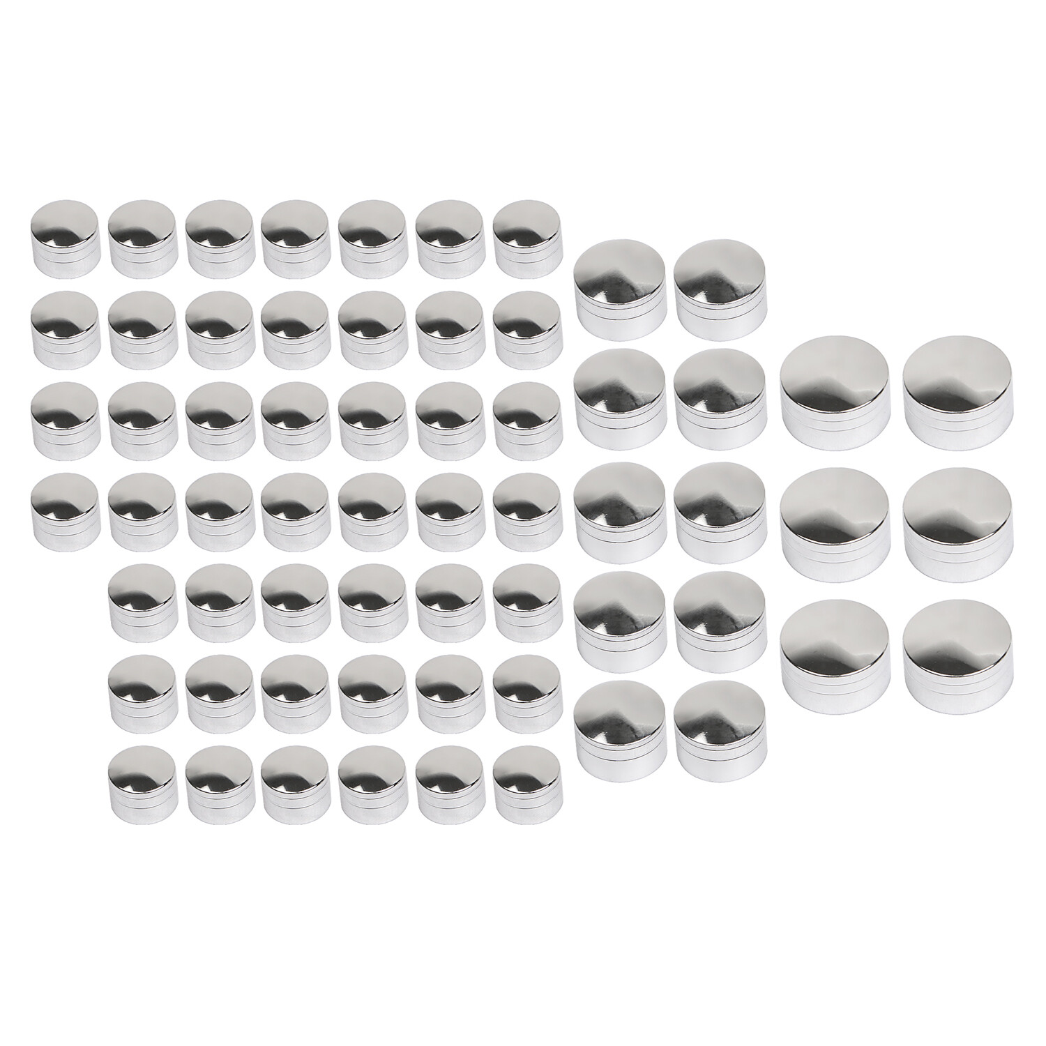 Chrome Engine Bolt Caps For Harley Softail Touring Electra Glide FLHT FLHTCU