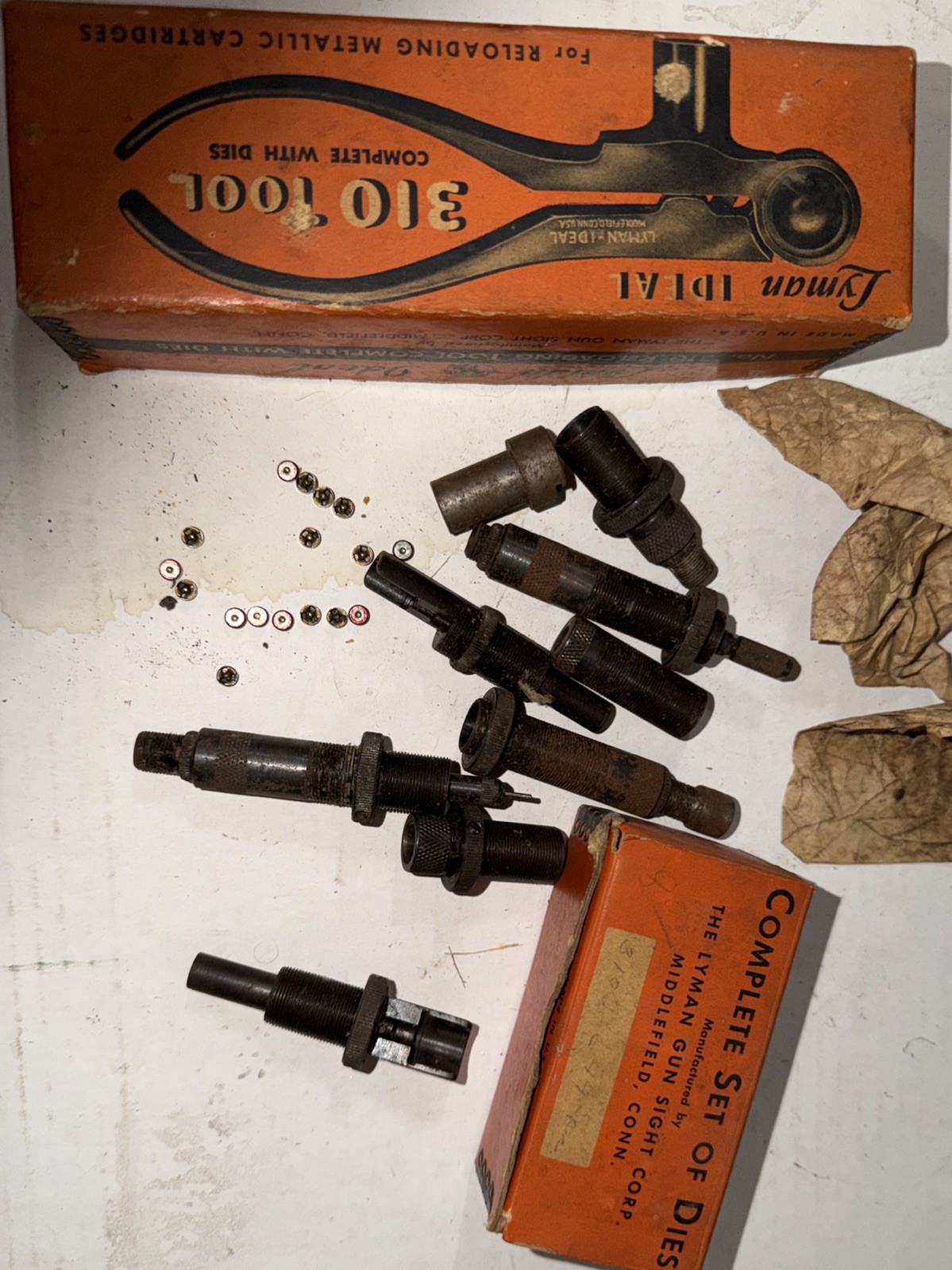 MISC. LYMAN 310 IDEAL RELOADING DIES USED .44 Spec?