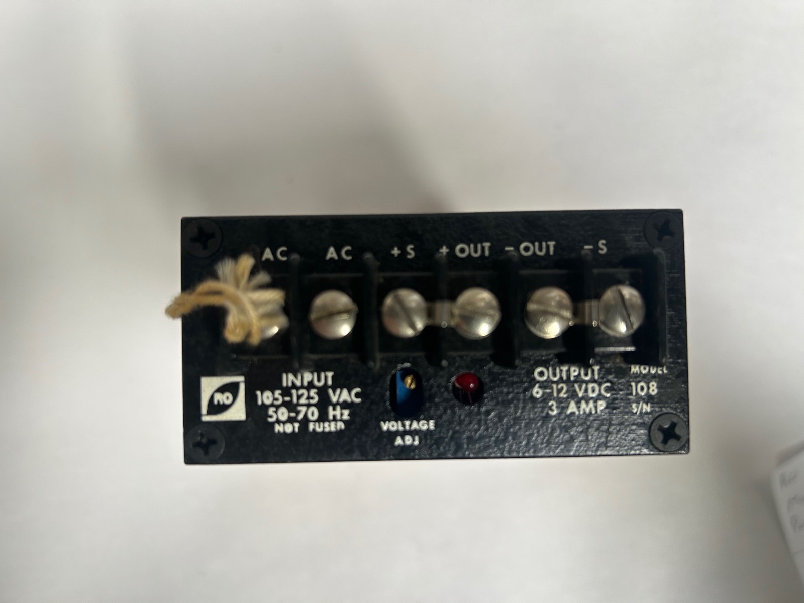 RO Associates Model 108 Electric Power Supply (A10)