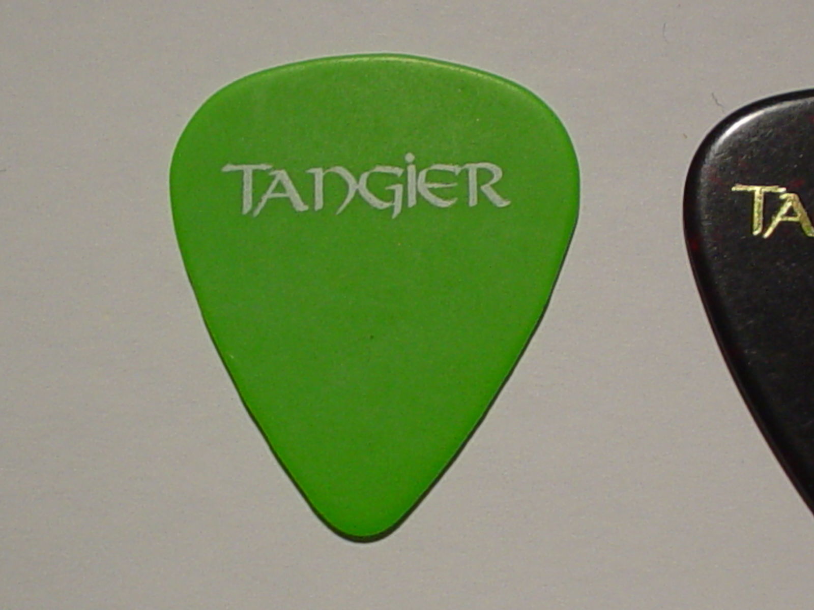 TANGIER Logo & Signature Concert Tour RaRe 80's Stage Used GUITAR PICK #4