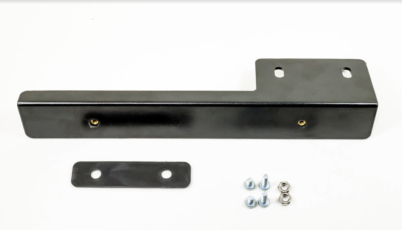 JDM Style Front Black Relocator Adapter License Plate Tag Holder Mount Bracket