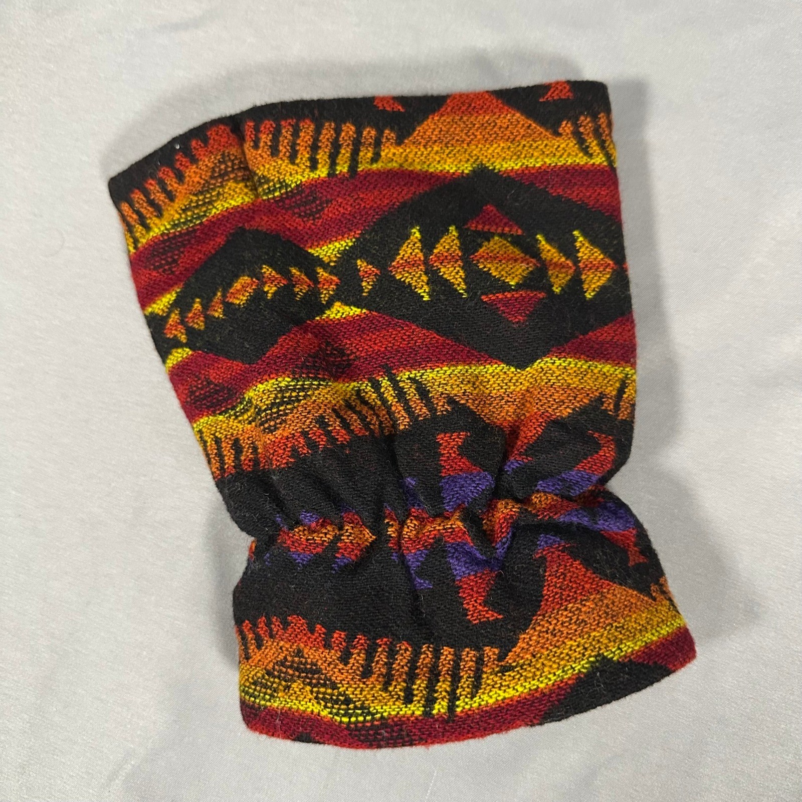 Pendleton Wool Mitten Single Glove Medium Multicolor Excellent Southwestern