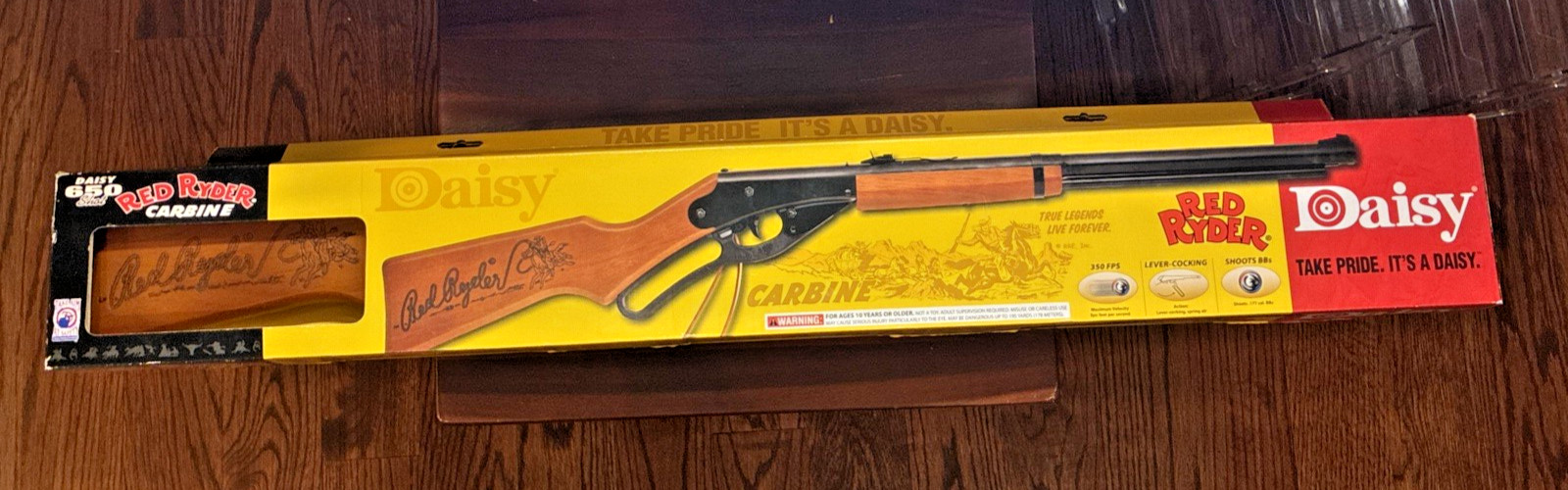 Daisy Red Ryder Carbine BB Gun 650 shot 350 fps .177 Cal NIB Christmas Story NEW