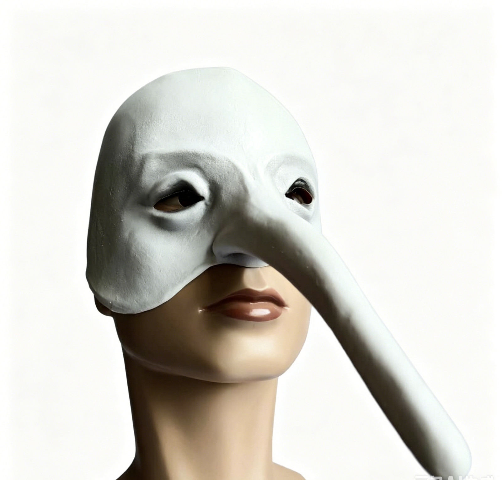 Long Nose Plague Doctor Latex Mask Venetian Masquerade Halloween Cosplay Costume