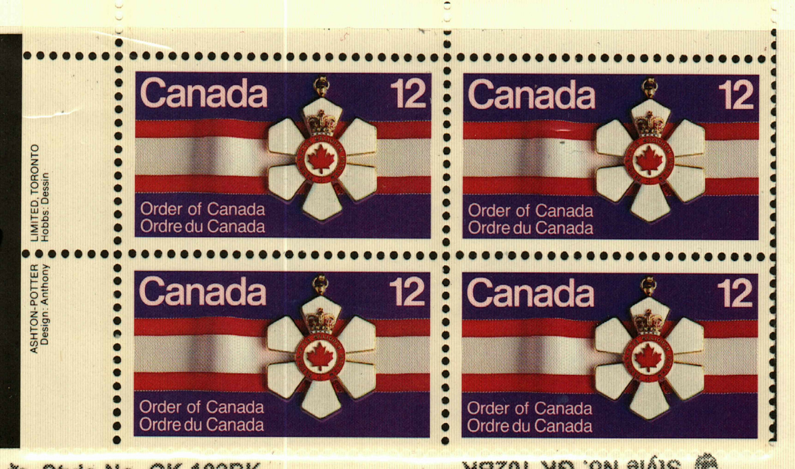 Canada #736 MNH Block (4)