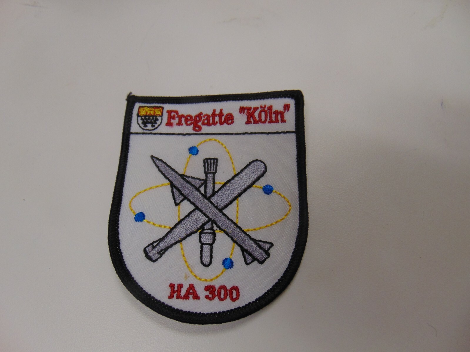 MILITARY PATCH SEW ON FOREIGN FREGATTE KOLN HA 300