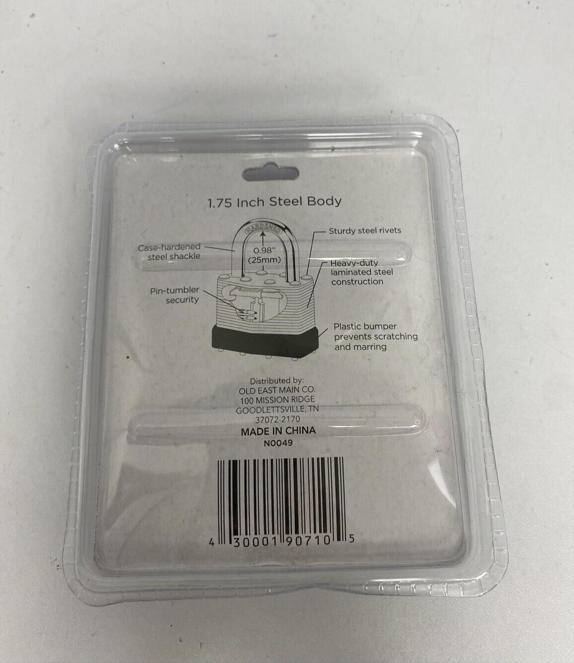 Pro Essentials Laminated Steel Padlock