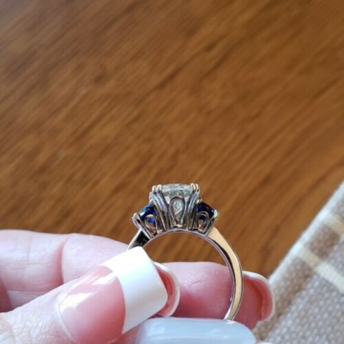 Round Cut 3.20 Ct Lab-Created White Diamond Engagement Ring 925 Sterling Silver