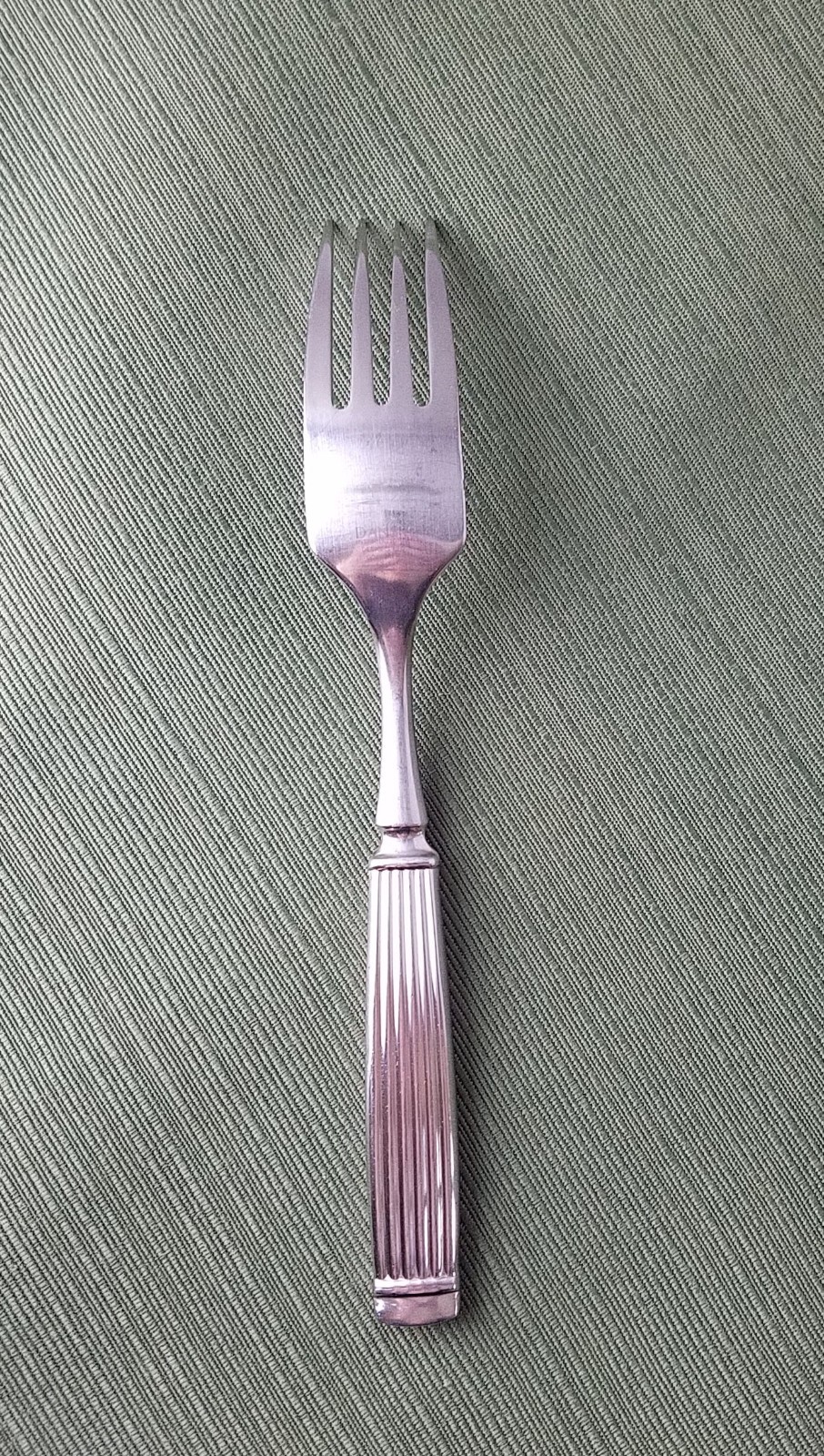Dansk Colbert Solid Serving Fork Stainless Ridges 8-3/4"