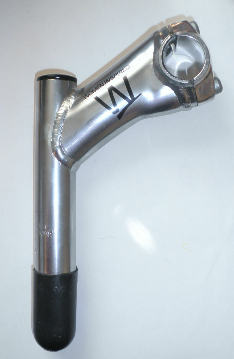 SCHWINN SILVER "WOMEN INSPIRED" BICYCLE QUILL STEM BIKE PARTS 309
