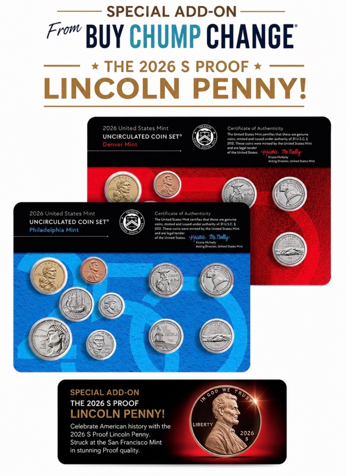 1776 2026 US Mint Uncirculated Set 26RJ P&D Dual Date + WHITMAN FOLDER, IN-STOCK