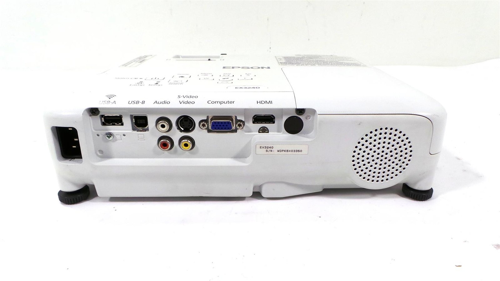 Epson EX3240 LCD Projector - HDMI - Lamp Timer : 80 Hours
