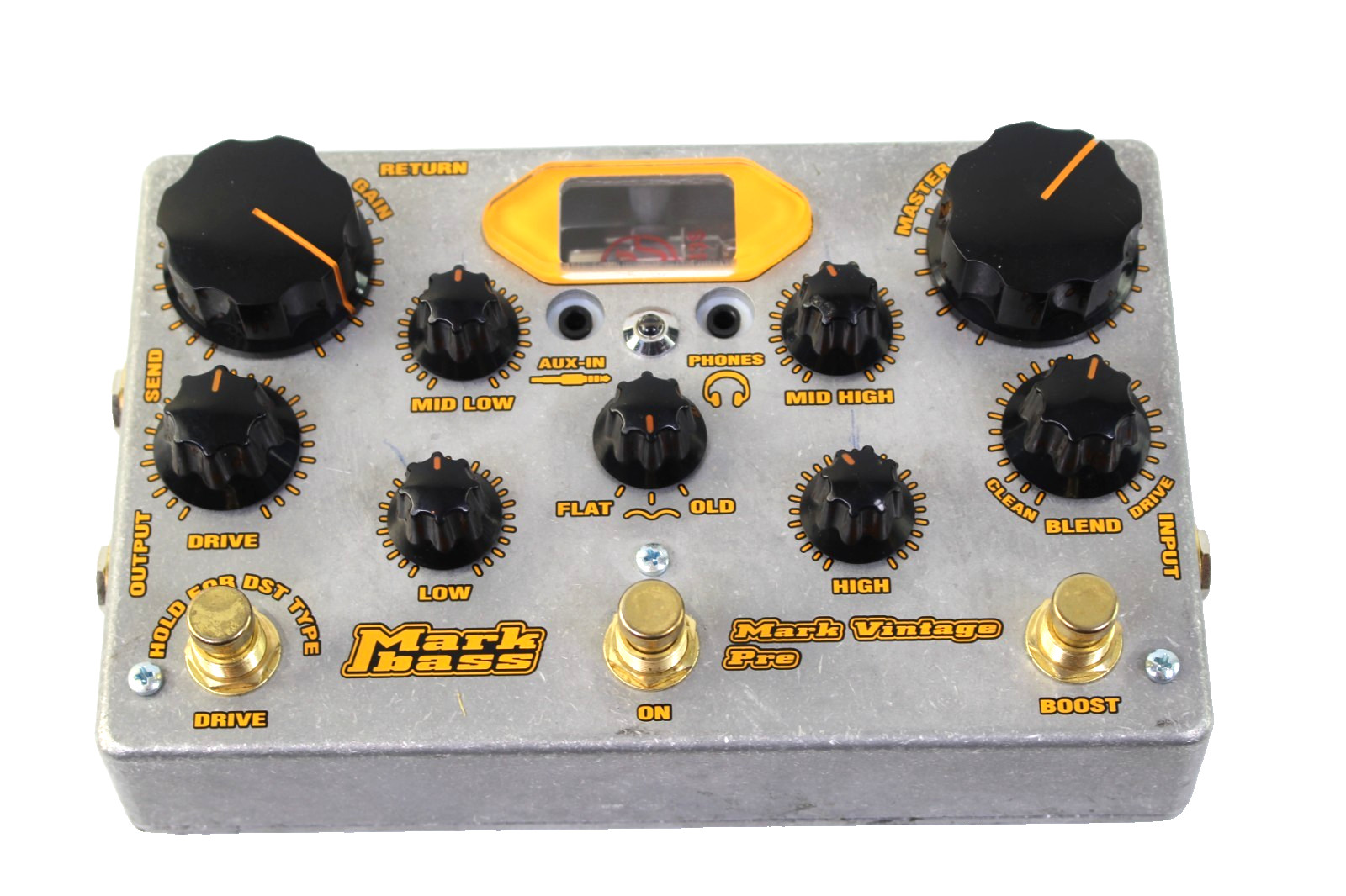 DEFECTIVE - Markbass Mark Vintage Pre Tube Bass Preamp Pedal AS-IS #R7099