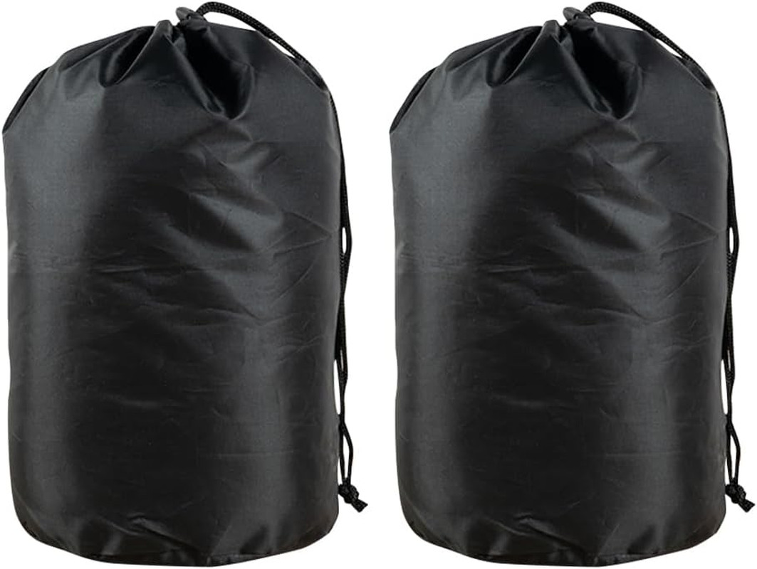2 Pcs Waterproof Compression Stuff Sack Sleeping Bag Storage Sack Drawstring Dus
