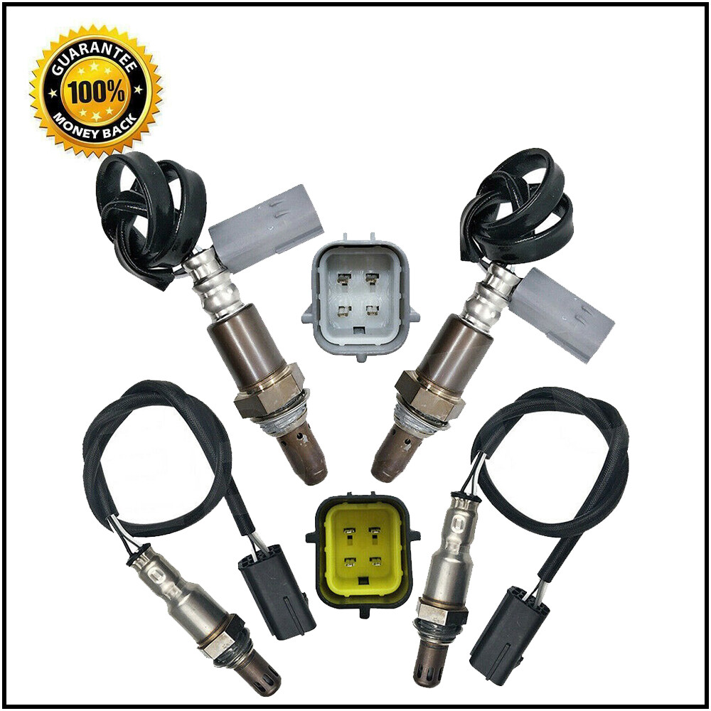 4Pcs O2 Oxygen Sensor Upstream & Downstream For 2007 Infiniti G35 3.5L Sedan