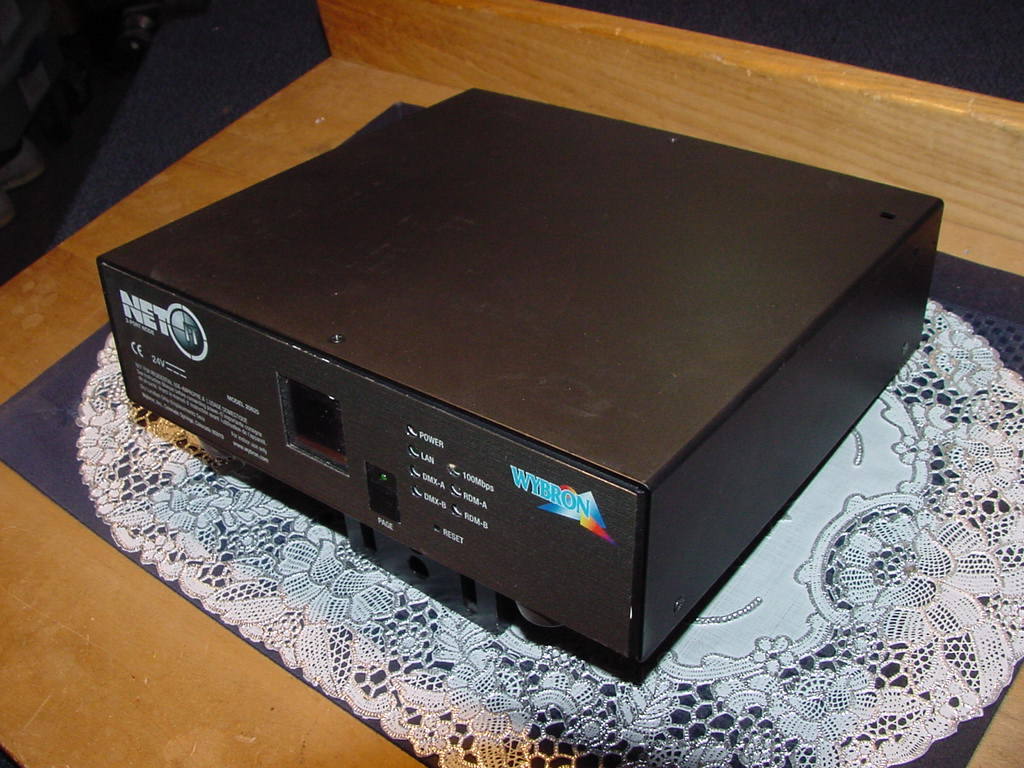 Wybron Net IT, 2-Port Node, Model 20620, 24VDC, for DMX/RDM Device Control Used!