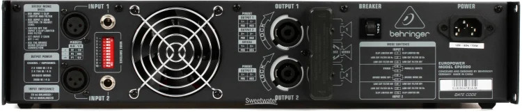 Behringer EP2000 1,000-watt 2-channel Power Amplifier