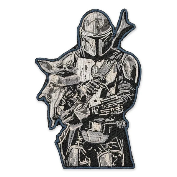 Prometheus Design Werx Mando and Grogu v2 Morale Patch Fully Embroidered