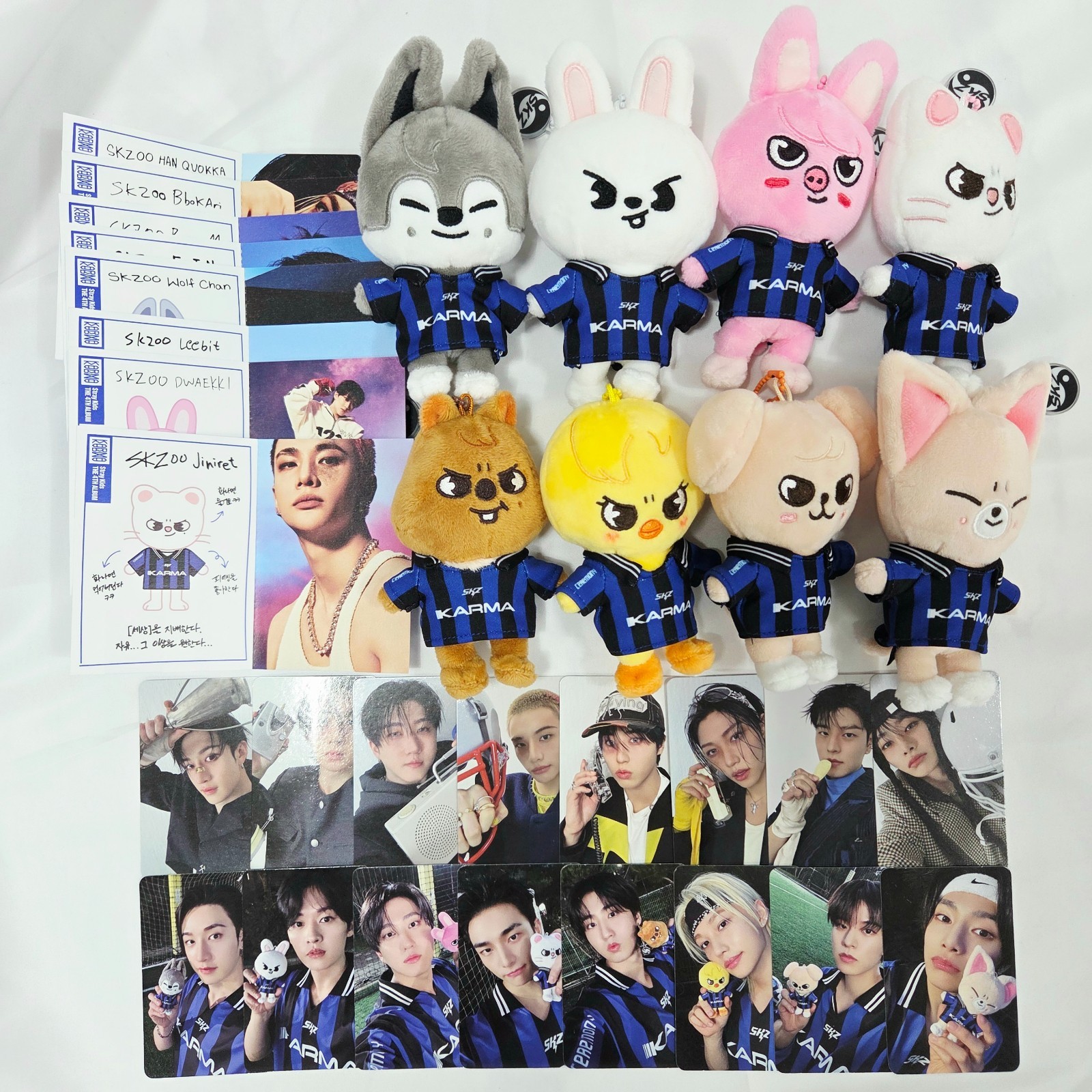 [ON HAND] STRAY KIDS KARMA 4th Album SKZOO Ver. Official Keyring, Photocard, POB