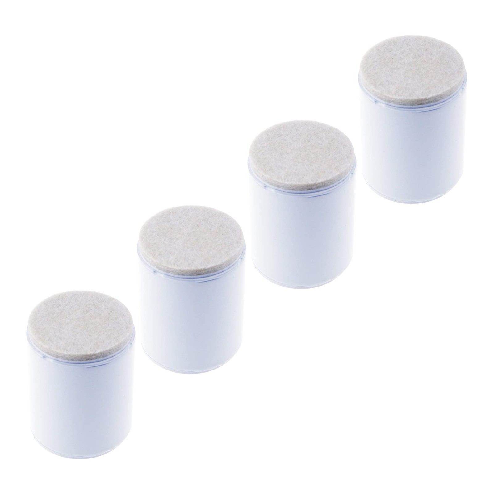 2" Self Adhesive Bed and Furniture Risers,Round White 40x52mm(WH)