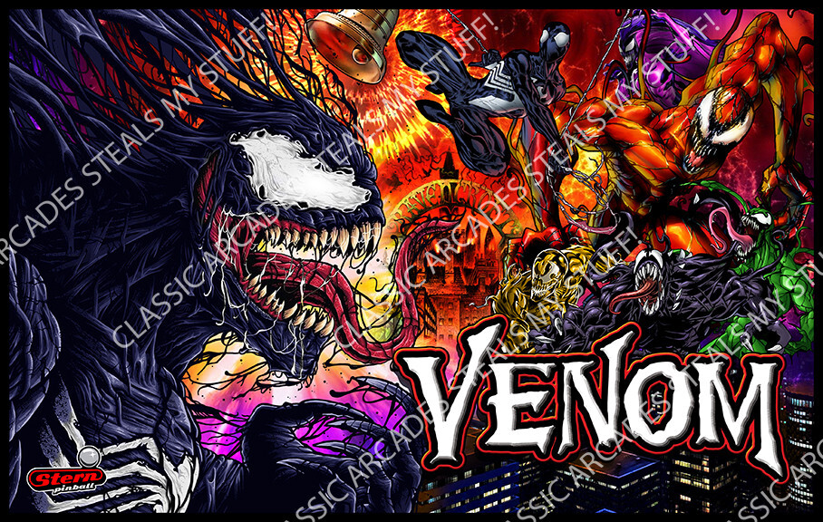 VENOM Pinball Alt Trans HIGHEST QUALITY RES!