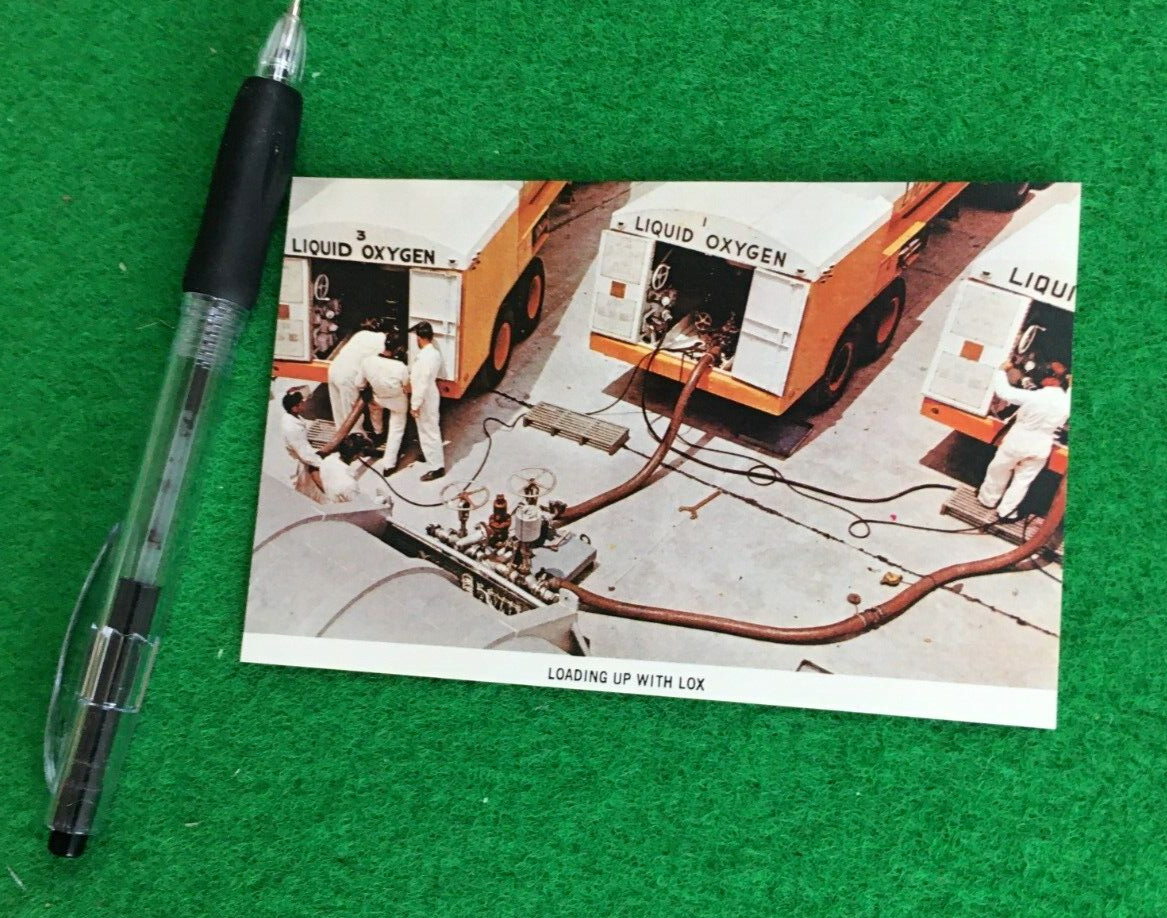 LOX OYGEN   TANKERS   NASA ERA   1960s   gummed paper cinderella style  11/7  cm