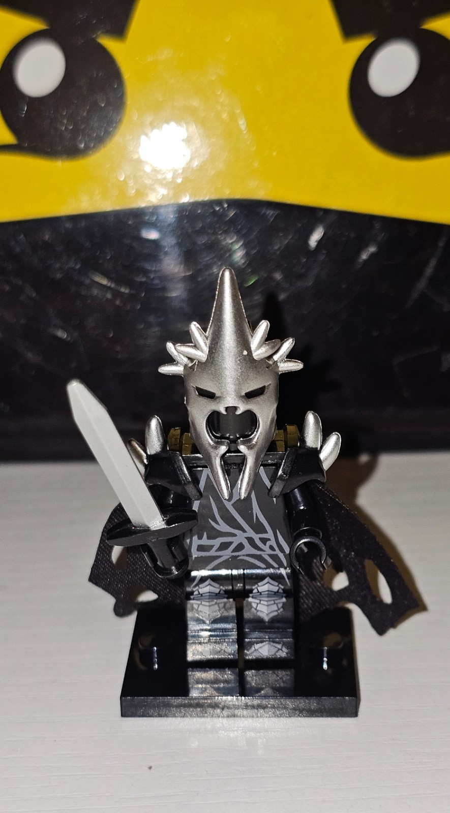 Lord Of The Rings Witch King of Angmar Custom Lego Minifigure With Accessories