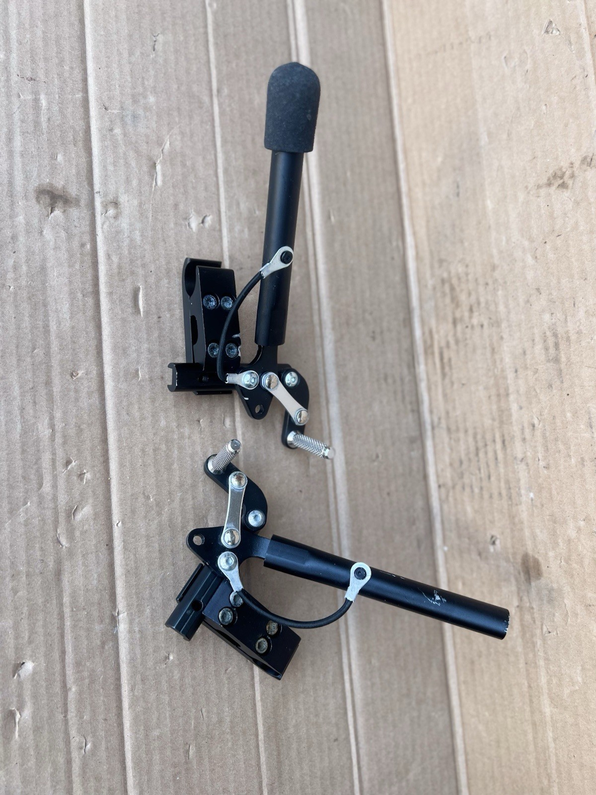 Pair - Pull to Lock Hand Brake Quickie, Ki Mobility Catalyst 5VX Wheelchair #211
