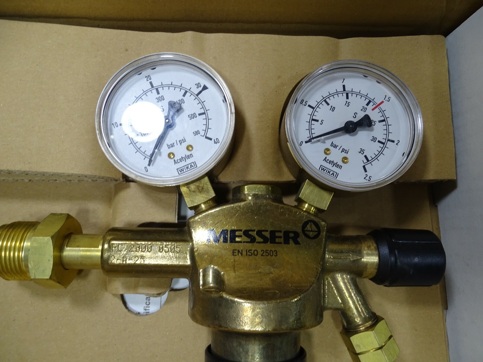 messer Acetylene regulator FC 2000 0505 2-A-25