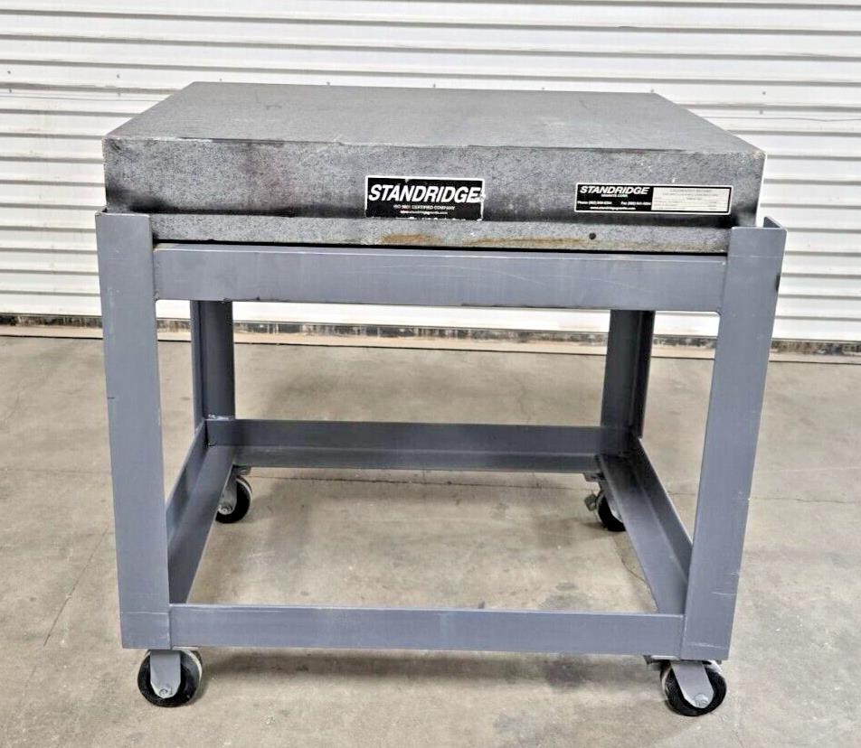Standridge PRECISION Granite Table Surface Inspection Plate 36" x 24" x 6"