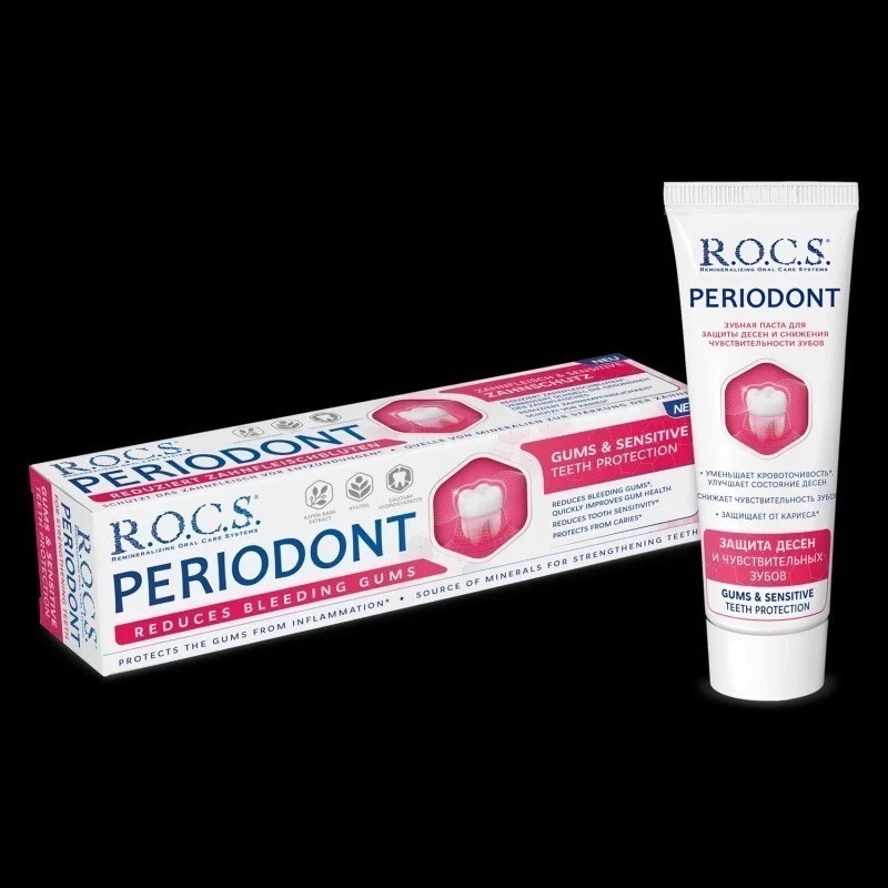 Toothpaste R.O.C.S Periodont Gums & Sensitive Teeth Protection