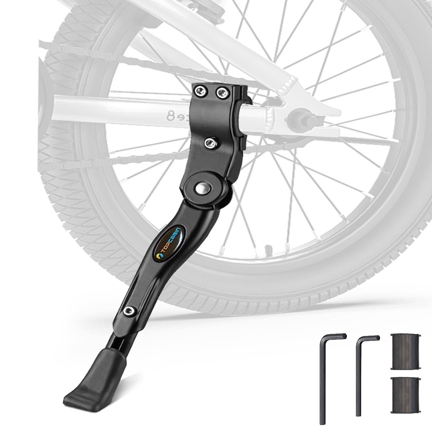 Adjustable Aluminium Alloy Bike Kickstand for 16" 18" 20" Kids Bike | BMX/M