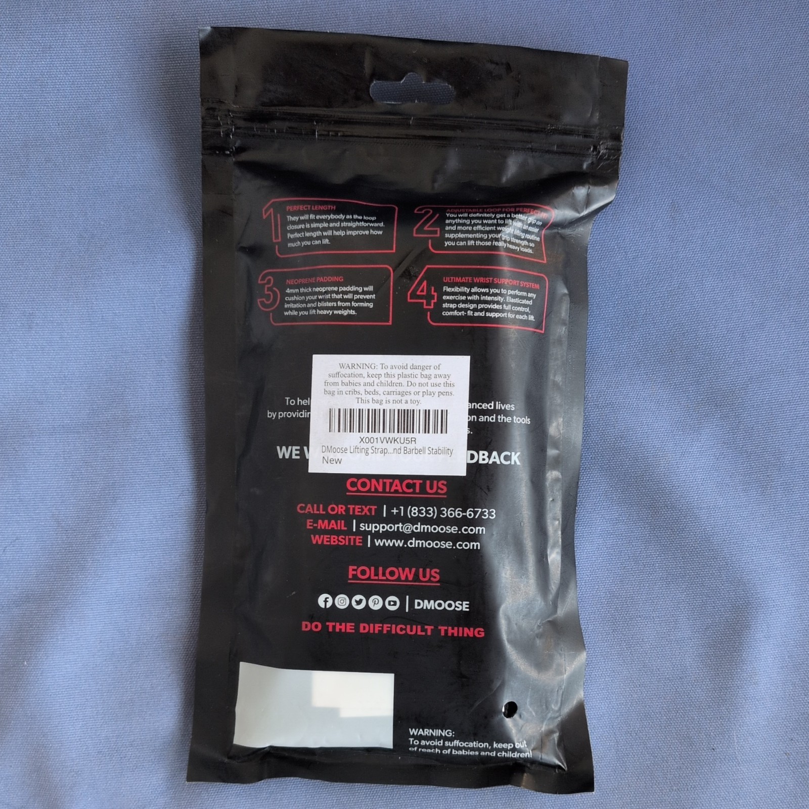 DMOOSE Weight Lifting Straps